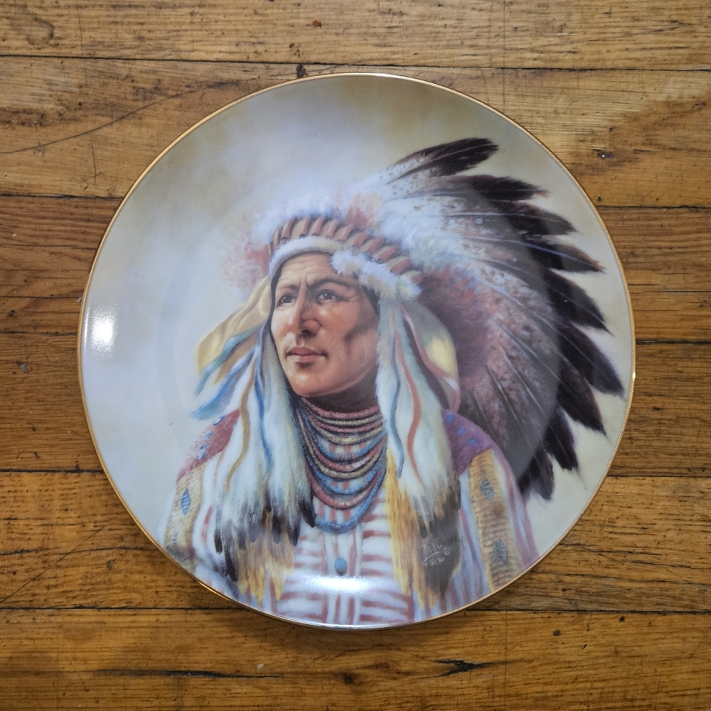 Wisdom Of The Cherokeeby Perillo Authentic Plate Collectible 9" New